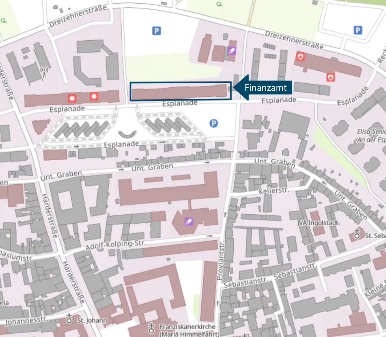  Stadtplan Ingolstadt Esplanade